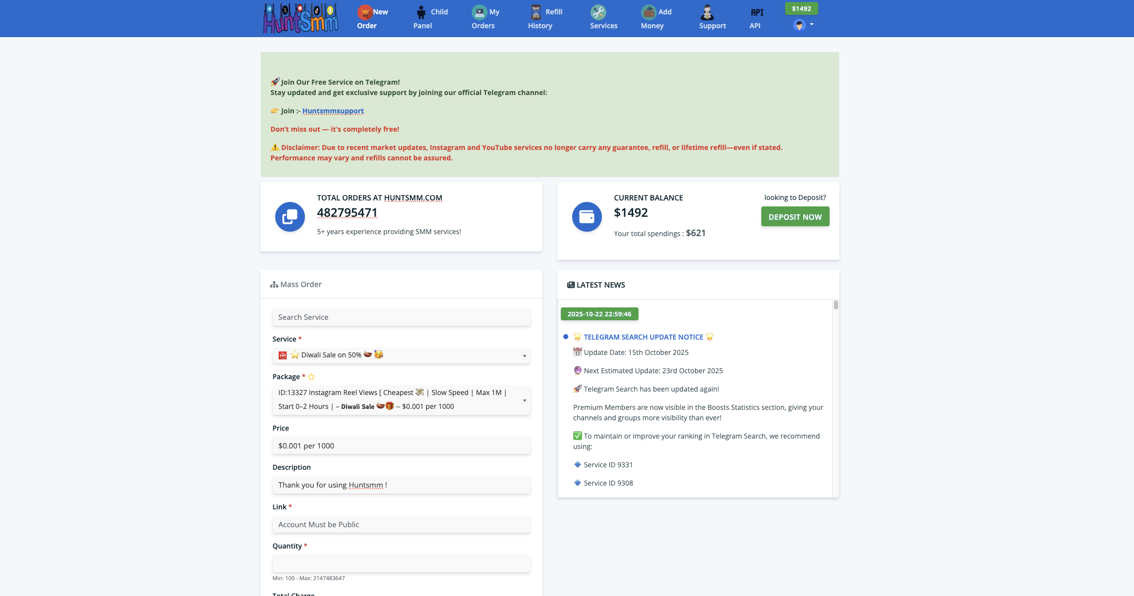 HuntSMM.com thumbnail